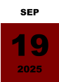 SEP 19 2025